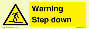 Warning Step down
